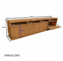 Ver imagem 2 de Rack para TV em MDF Estante 2.70m
