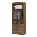 Ver imagem 2 de Guarda Roupa Dormitório Modulado Paris Módulo 2 Portas 4 Gavetas - Luciane 326:Avelã e Cinammon