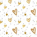 Ver imagem 1 de Papel De Parede Adesivo Decoração Coração Dourado - 10m