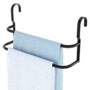 Ver imagem 6 de Porta Toalhas Duplo Toalheiro para Box Preto Fosco 60cm Fs