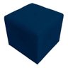 Puff Retangular Elo Suede Azul - 5