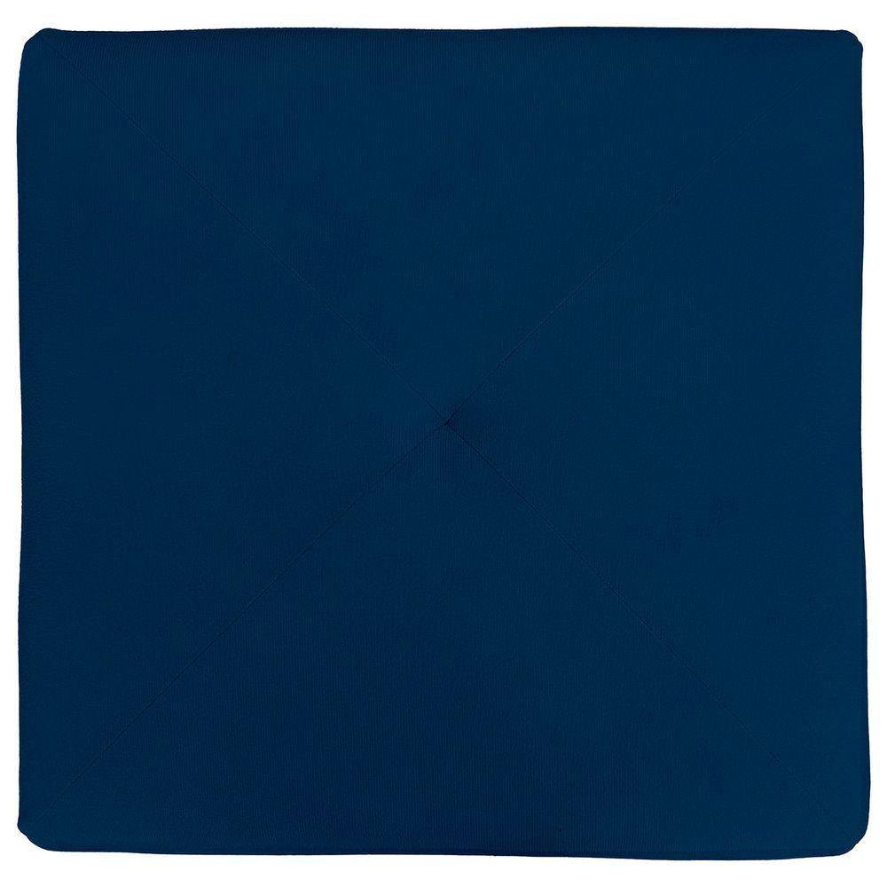 Puff Retangular Elo Suede Azul - 4