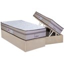 Ver imagem 1 de Cama Box Baú Solteiro: Colchão Molas Masterpocket Ensacadas Paropas Evidence + Base Crc Suede