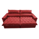 Ver imagem 5 de Sofá Retrátil e Reclinável 2,55m Molas Ensacadas Cama inBox Elegance com ThermoGel Velusoft