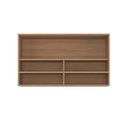 Ver imagem 5 de Armário Aéreo 1 Porta 2 Nichos 120cm Havana Rovere