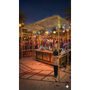 Ver imagem 7 de Kit Gazebo + Esteira de Palha Taboa Decoração Natural Jardins 245cm