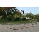 Ver imagem 5 de Kit Gazebo + Esteira de Palha Taboa para Decorar Jardins com Flores, 250cm Portátil e Desmontável
