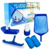 Kit Acessórios para Limpeza de Piscina Fibra, Alvenaria e Vinil - Brustec - 1