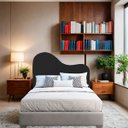 Ver imagem 2 de Cabeceira Casal Queen Estofada para Cama Box em Buclé