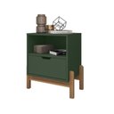 Ver imagem 1 de Mesa de Cabeceira Antares Verde Oliva - Casa D