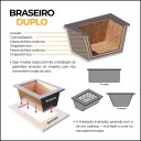Ver mais imagens de Kit Gourmet Completa - Gomada Inox 430 - Suporte L - Grande - Grelha Moeda