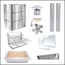 Ver imagem 3 de Kit Gourmet Completa - Gomada Inox 430 - Suporte L - Grande - Grelha Moeda