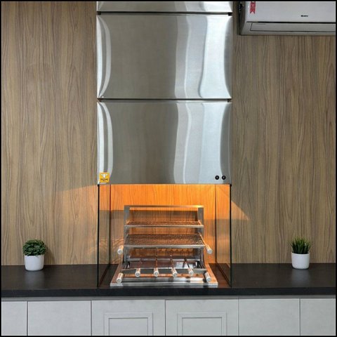 Kit Gourmet Completa - Gomada Inox 430 - Suporte L - Grande - Grelha Moeda