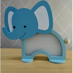 Nova Luminária Infantil Elefante - LB 03 - Bateria 9V - 3
