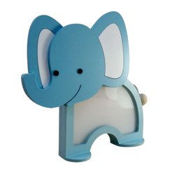 Nova Luminária Infantil Elefante - LB 03 - Bateria 9V - 1