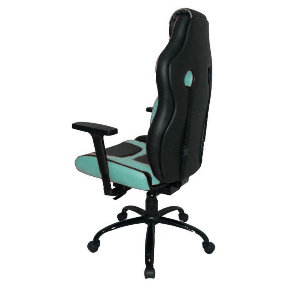 Cadeira Gamer Com Almofada Linha Gamer Racing Verde - 5