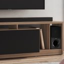 Ver imagem 7 de Rack Bancada para Tv 50 Pol 2 Portas B91 Montana Preto Novam