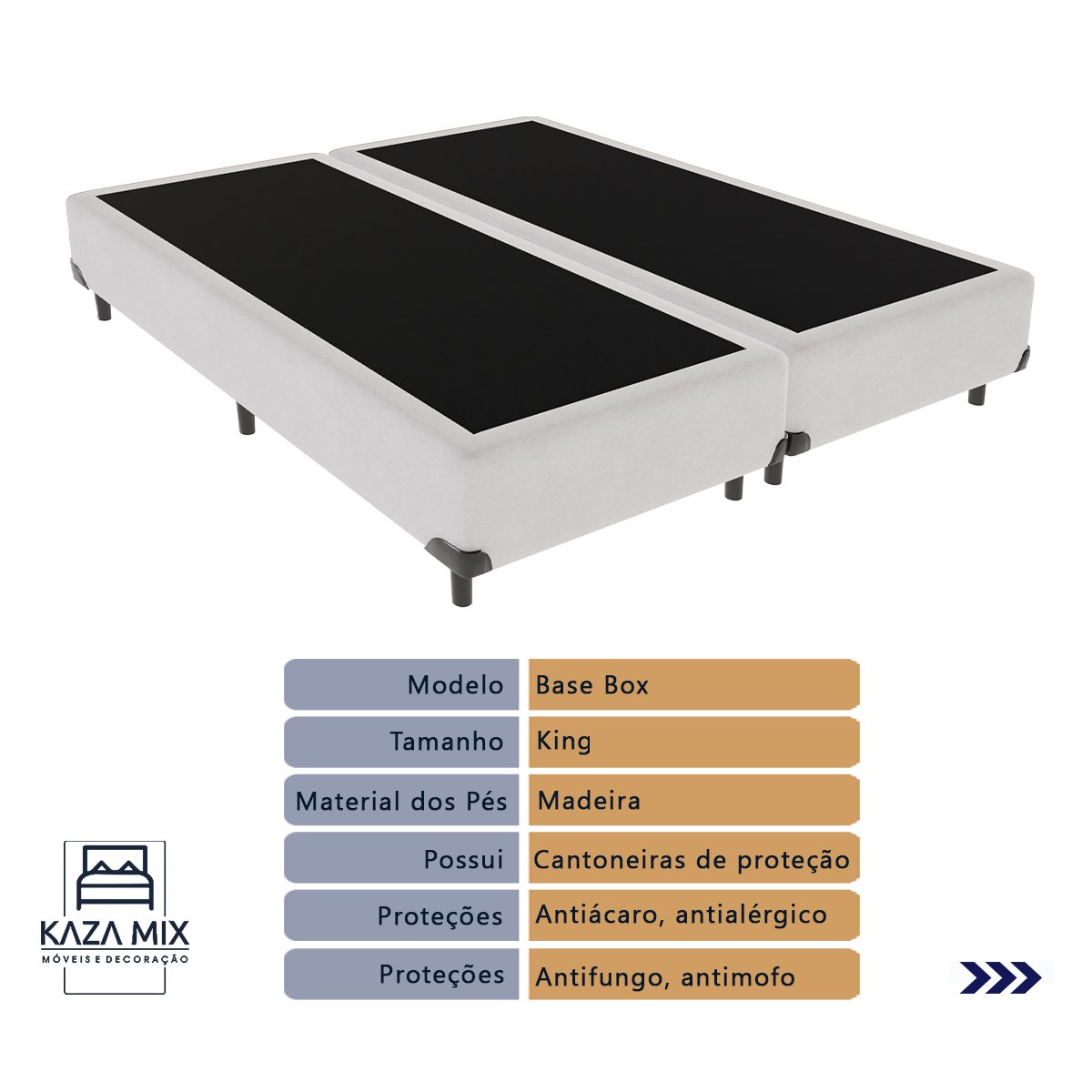 Cama Box Branco e Colchão King Joy Molas Ensacadas Sealy - 4