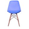 Kit 8 Cadeiras Charles Eames Eifell 130 Furadinha:Azul Bebe - 5