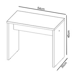 Banqueta Penteadeira Camarim Melilla 45x54cm Branca-edecasamoveis - 9