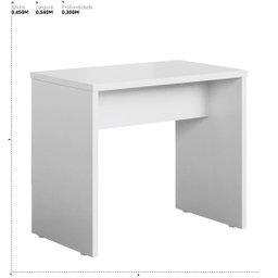 Banqueta Penteadeira Camarim Melilla 45x54cm Branca-edecasamoveis - 8
