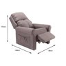 Poltrona Reclinável p/ Sala MH1270 Idea Two Way Animale Cinza Claro - Herval - 2