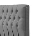 Ver imagem 5 de Cabeceira Cama Casal Estofada 1,40 Cm - Inca Linho Cinza