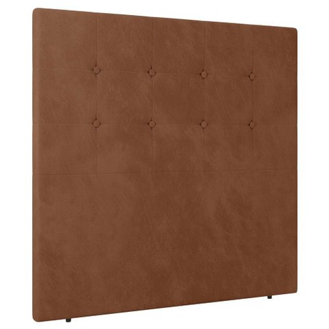 Cabeceira Cama Box Solteiro Luana 90cm Veludo Laranja