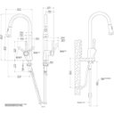 Ver imagem 4 de Misturador para Cozinha Monocomando de Mesa Docol Mangiare Presence 1/2"