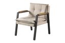 Ver imagem 4 de Kit 2 Poltronas Decorativa Para Sala Ou Escritório Estilo Industrial Fortaleza Veludo Bege