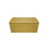 Calçadeira Estofada Sevilha P02 90 cm Solteiro Suede Amarelo - ADJ Decor - 1