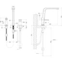 Ver imagem 3 de Misturador para Cozinha Monocomando de Mesa com Ducha Manual Docol Bistrô 1/2"