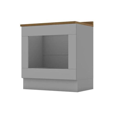Balcão Modulado 80cm para Forno de Embutir com Tampo Emily Henn