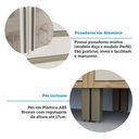 Ver imagem 7 de Armário de Cozinha com Balcão e Tampo 13 Portas 3 Gavetas Pérola Premium com Prateleiras 100% Mdf Vi