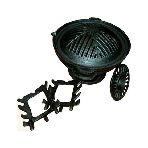 Fogareiro/churrasqueira Gengiskan Simples 3 Peças 31cm