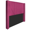 Ver imagem 1 de Cabeceira Solteiro 90 Cm Para Cama Box Suede Pink