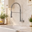Ver imagem 3 de Torneira Gourmet Mali de Parede Aço Inox 304 Luxo Goldenx