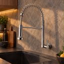 Ver imagem 2 de Torneira Gourmet Mali de Parede Aço Inox 304 Luxo Goldenx