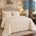Ver imagem 5 de Kit Premium Queen Size Blair Coberdom Veludo Luxo:Caqui