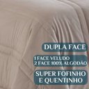 Ver imagem 3 de Kit Premium Queen Size Blair Coberdom Veludo Luxo:Caqui