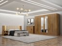 Ver imagem 1 de Guarda Roupa Casal Royal 6 Gavetas com Espelho Nh Rei de Casa Cumaru