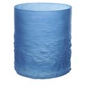Ver imagem 1 de Vaso Decorativo em Vidro Rustico Azul 30x20,5cm