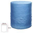 Ver imagem 2 de Vaso Decorativo em Vidro Rustico Azul 30x20,5cm
