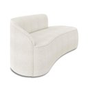 Ver imagem 7 de Sofá 3 Lugares Orgânico 180cm Morgan e Poltrona Lua Bouclê Off White D03 - D'Rossi