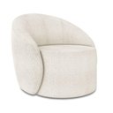 Ver mais imagens de Sofá 3 Lugares Orgânico 180cm Morgan e Poltrona Lua Bouclê Off White D03 - D'Rossi