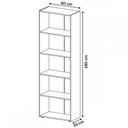 Ver imagem 5 de Quarto Gamer 2 Peças com 1 Mesa Gamer, 1 Estante Preto/Azul - Artely Móveis