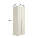 Ver imagem 2 de Guarda Roupa Modulável 87,5cm com 2 Portas 100% Mdf Cor:luna