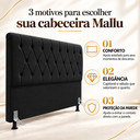 Ver imagem 4 de Cabeceira de Cama Box Casal 140 cm Mallu:Preto