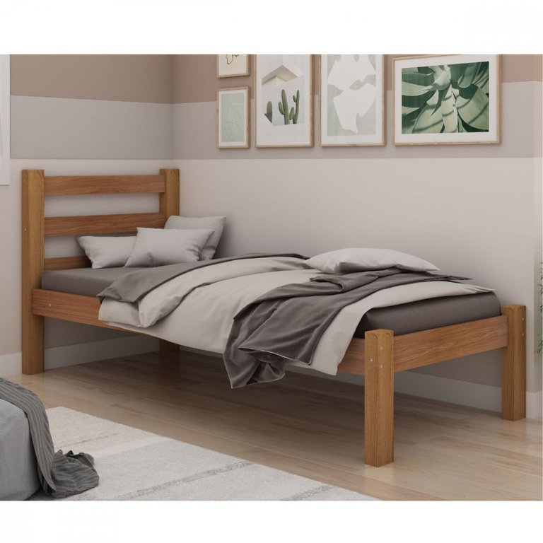 Cama de Solteiro para Colchão 78cm Guara Plus Arauna Cama de Solteiro para Colchão 78cm Guara Plus Arauna