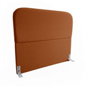 Ver imagem 1 de Cabeceira de Cama Box Queen 160cm Orgânica Terra Cota - Veludo